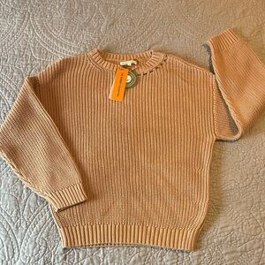 100% Cotton Tan Sweater
